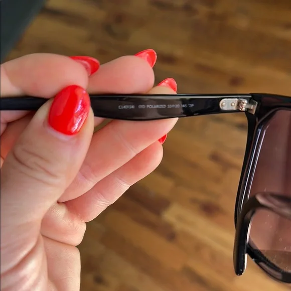 Celine Black Oversized Cat-Eye Sunglasses - Picture 5 of 9